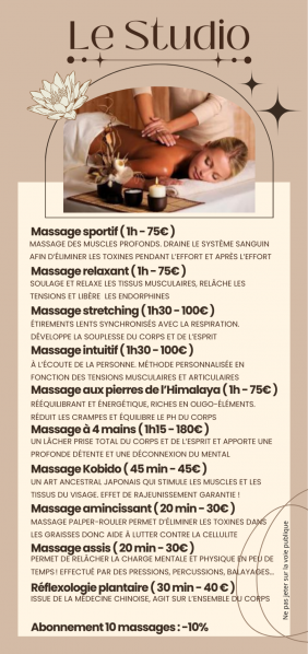 Flyers massages